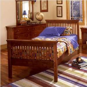  Bundle 64 Canyon Lake Mission Bed in Cocoa Size Full 