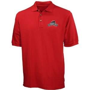 Stony Brook Seawolves Red Pique Polo:  Sports & Outdoors