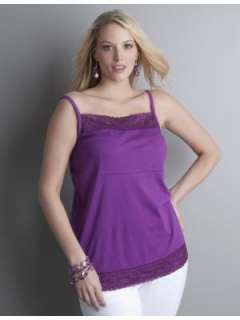 LANE BRYANT   Extra long straight lace cami customer reviews   product 
