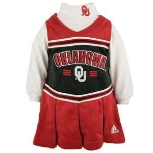adidas Oklahoma Sooners Infant Two Piece Cheerleader Dress:  