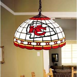  Kansas City Chiefs Tiffany Hanging Lamp