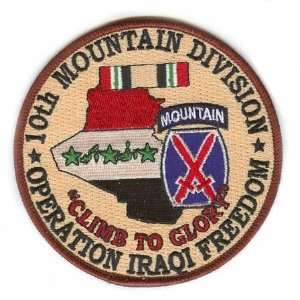  10th Mountain Division Operation Iraqi Freedom Patch 