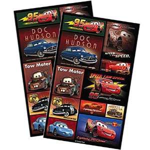  Cars Badges Stickers 2 Sheets Toys & Games