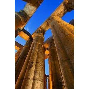  Columns at Sunset, Luxor Temple   Peel and Stick Wall 
