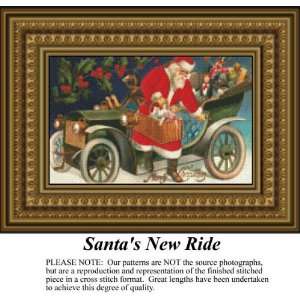  Santas New Ride Cross Stitch Pattern PDF  