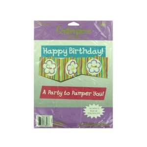 glamour galore happy birthday centerpiece 23.75 x 9.25 inch   Pack of 