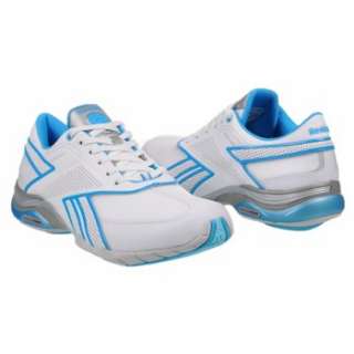 Athletics Reebok Womens TrainTone Anthlin White/Malibu/Silver Shoes 