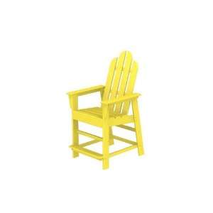   Patio Adirondack Counter Chair   Sunshine Yellow Patio, Lawn & Garden