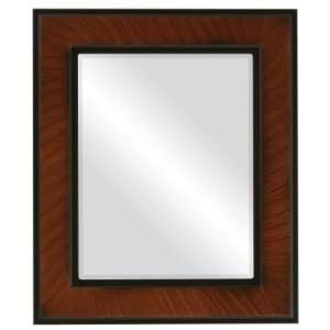 Montreal Rectangle in Vintage Walnut Mirror and Frame  