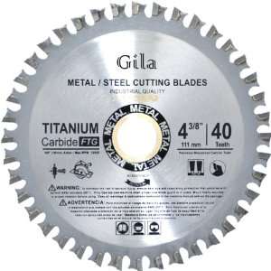  4 3/8 Inch 40 Teeth FTG Metal Cutting Carbide Saw Blade 