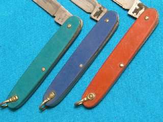 MIB VINTAGE JAPANESE POCKET WATCH FOB KNIVES KNIFE LOT 12+2 TRANS 