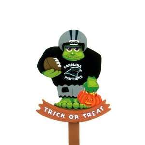  Carolina Panthers NFL Halloween Frankenstein Stake Wood 