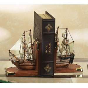  Wood Nautical Bookends