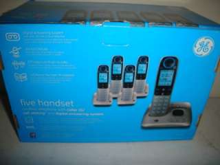 GE 30522EE5 DECT 6.0 Expandable Cordless Phone System Digital 