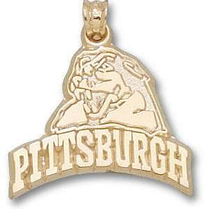  Panthers Solid 14K Gold Panther Head 1/2 Pendant