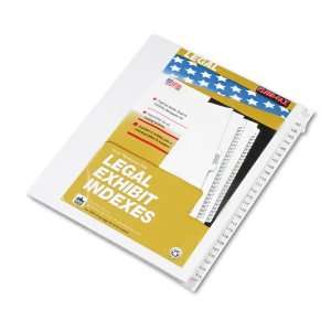 Kleer Fax Products   Kleer Fax   80000 Series Legal Index Divider Set 