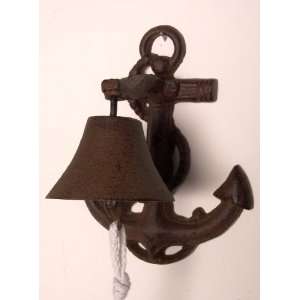  Cast Iron Rust Bell Boat Anchor: Patio, Lawn & Garden