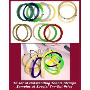  Tennis String Samples Pack