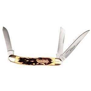  Schrade Uncle Henry Premium Stock 3 Blade Pocket Knife 