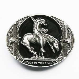  End of The Trail Belt Buckle (Brand New) 
