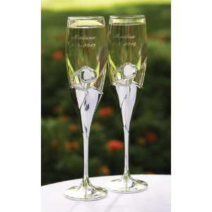  Bling Hearts Flutes 