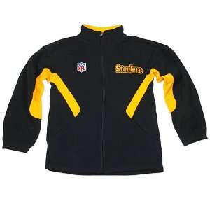  Pittsburgh Steelers Youth Momentum Fleece Jacket: Sports 