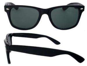 Wayfarer 80er Sonnenbrille schwarz Retro UV Schutz  