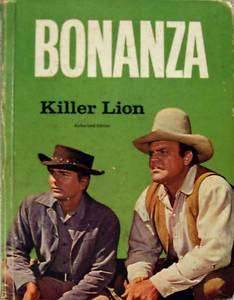 BONANZA, Killer Lion © 1966 Whitman TV Book  