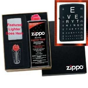  Eye Chart Zippo Lighter Gift Set