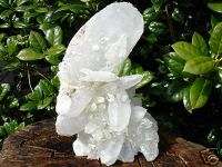 Majestic 7 Sugar Frosted Snow White Quartz Crystals*  