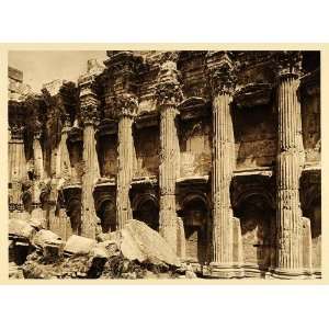  1925 Baalbek Temple of the Sun Ruins Lebanon Heliopolis 