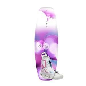   Wakeboard with Allure Boots  one size fits all