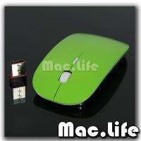 GREEN USB Wireless Optical Mouse for Macbook All Laptop  