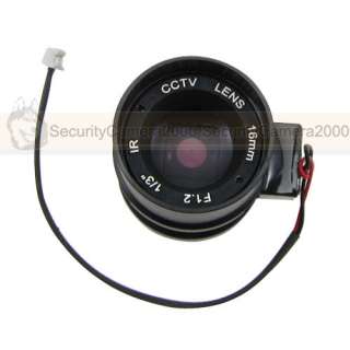 16mm CS Mount F1.2 IR Cut Dual Filter Switch Lens for CCTV Camera 