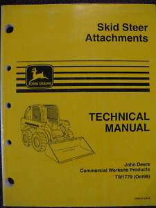 John Deere HB15 HB30 HB50 HB75 CP12 CP16 Technical Repair Manual 