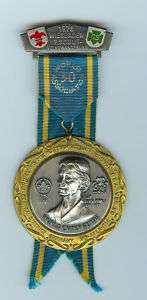 1978 Medal GSUSA Boy Scout World Association Silver  
