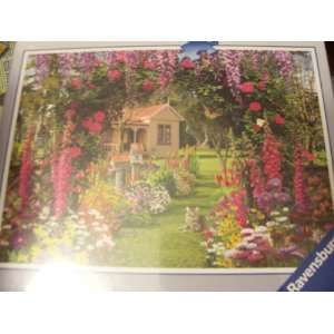    Ravensburger Puzzle Cottage Garden 1000 Piece Toys & Games