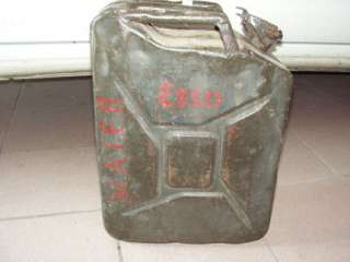 alter (antik) Stahl Benzin Kanister 1945, Oldtimer in Baden 