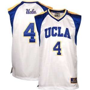    UCLA Bruins #4 White Courtside Basketball Jersey