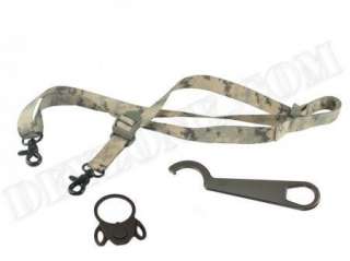 Tactical Two Point Rifle Sling+ .223AR Sling Plate+Compact Stock 