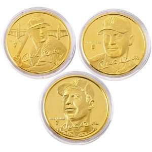   Mickey Mantle 24KT Gold Commemorative Coin Set