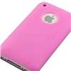 Pink+Clear Case+Privacy Protector for iPhone 3 G 3GS OS  
