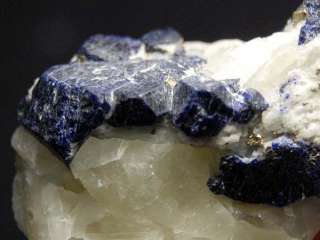 Deep Blue Lazurite (Lapis Lazuli) Crystal on Matrix, PA  