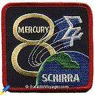 NASA Mercury Atlas 8 Mission Crew Patch   Wally Schirra