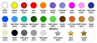 28 Color Choices for your Vinyl Wall Art Decals and Stickers