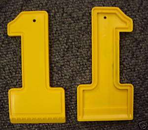 Number One Yellow Plastic Ice Snow Scraper Buy 1 Get 3  