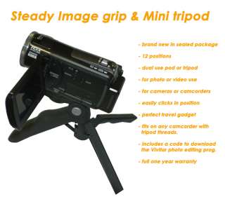 IMAGE STABILIZER PISTOL GUN GRIP TRIPOD FOR CAMCORDERS 681066961810 
