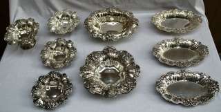 MAGNIFICENT 9P COLLECTION OF FRANCIS I. REED & BARTON STERLING SILVER 