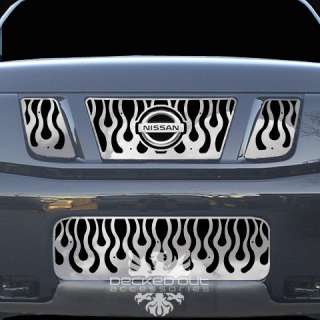   Titan 08 10 Spiderweb Web Chrome Style Grille Grill Insert Polished SS