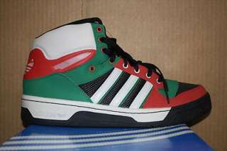 Adidas Attitude Mid NBA Black/Green/Red Mens Basketball Shoes G07997 